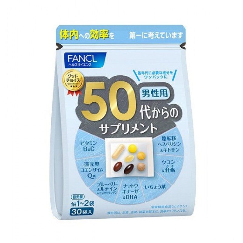 FANCL витаминно-минеральный комплекс для мужчин 50+
