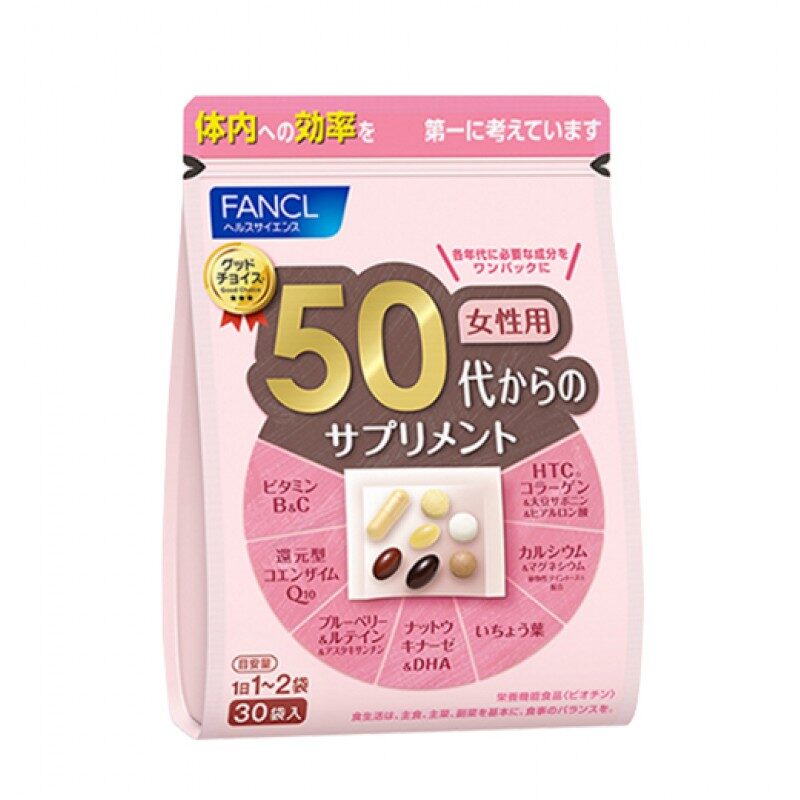FANCL витаминно-минеральный комплекс для женщин 50+