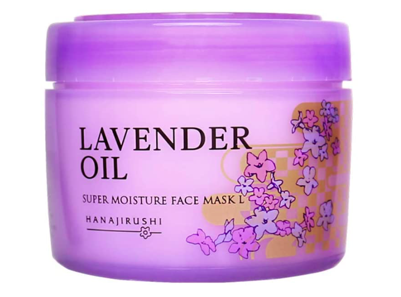 HANAJIRUSHI Lavender Oil Super Moisture Face Mask - супер увлажняющая маска для лица с маслом лаванды