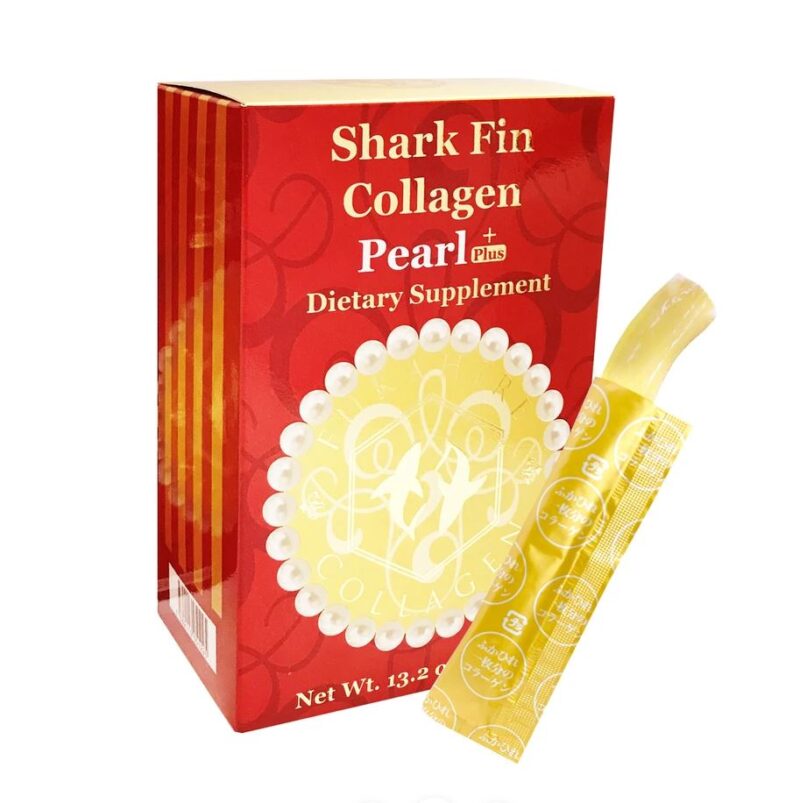 Ginza Tomato Shark Fin Collagen and Pearls - коллаген на основе экстракта плавника глубоководной акулы